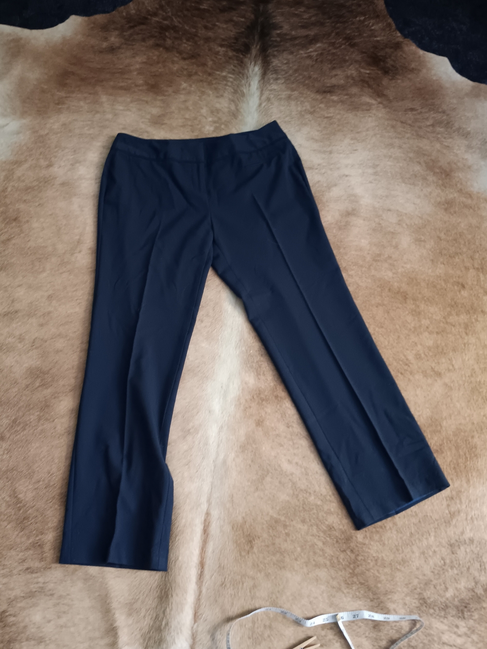 Cato Navy Straight-Leg Dress Pants